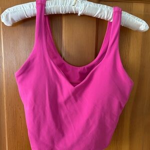 lululemon athletica Pink Crop Top